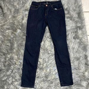 dark blue skinny jeans